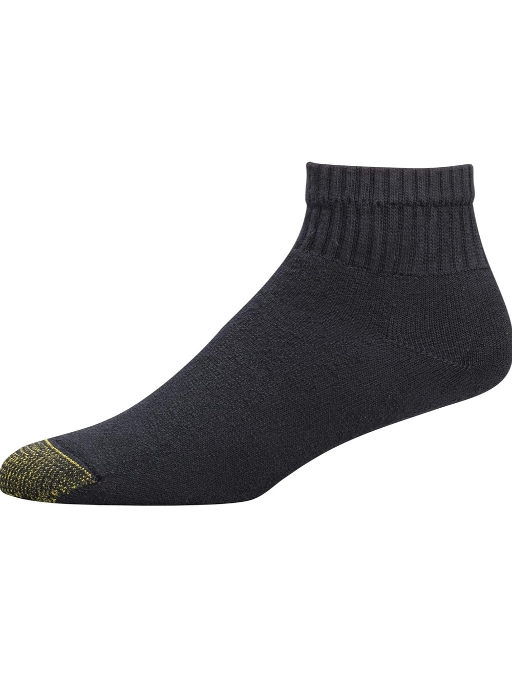 Gold Toe Black Quarter Athletic Socks - 6 Pack - Picture 4 of 6
